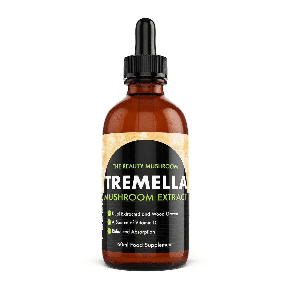 Feel Supreme Tremella Mushroom Liquid | High Strength tincture for Beauty 60ml